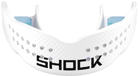 Shock Doctor Mouth Guard - Sports Mouth Guard for Football Mouth Guards, Breathable Low Profile Custom Fit for Basketball, Lacrosse, Hockey & More