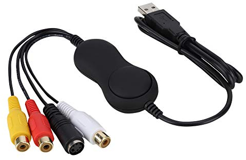 Bewinner Carte de Capture vidéo Universelle USB2.0 UVC 4 Ports Carte d'acquisition vidéo analogique Carte Son Adaptateur Enregistreur vidéo HD TV pour pour, pour Linux