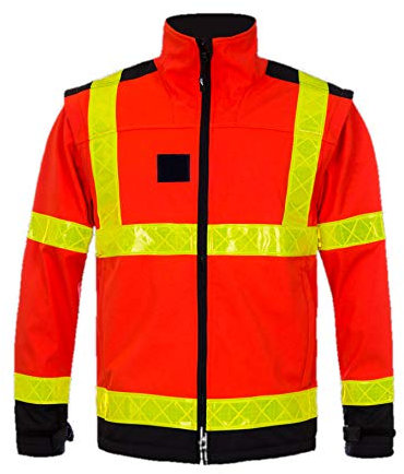 Veste Haute Visibilité Sapeurs-Pompiers - Manches Amovibles (XXL)
