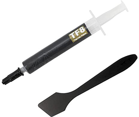 1 one enjoy TF8 Thermal Compound Paste 13.8 W/mK, Carbon Based High Performance, Heatsink Paste for All CPU Coolers, 2 Grams with Tool