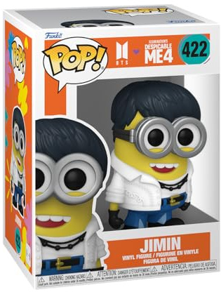 Funko POP! Rocks: Minions X BTS - Jimin - BTS + Minions - Vinylfigur för samlare - Presentidé - Officiell Merchandise - Leksaker för barn och vuxna - Film- och musikfans - Modellfigur för samlare