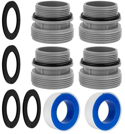Conector para manguera de piscina, adaptador de manguera de piscina, adaptador de manguera de piscina, conexiones adaptadoras para piscinas, prácticos adaptadores de bomba de piscina para bombas de