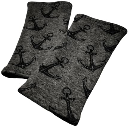 Britta Meier Maritime Alpenfleece Pulswärmer, Armstulpen ANKER, Nähwerkstatt