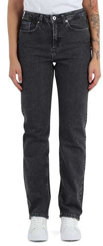 Karl Lagerfeld Jeans Mujer High Rise Straight Denim Stone Black 2830
