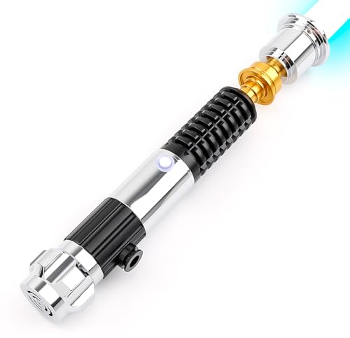 Saberforms Lightsaber Dueling Light Saber with 12 RGB Colors 16 Sound Fonts and Motion Control, Force FX Lightsabers with Premium Metal Handle and Replaceable Blade, Light Sabers for Adults, Kids
