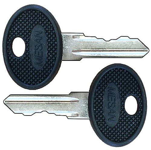 Pair of Replacement Mesan 5333 Keys | Electrical Enclosures, Steel Cabinets, Office Furniture, Industrial Equipment, Caravan Storage, Server Racks, Utility Panels, Meter Boxes & more | 2 Keys Supplied