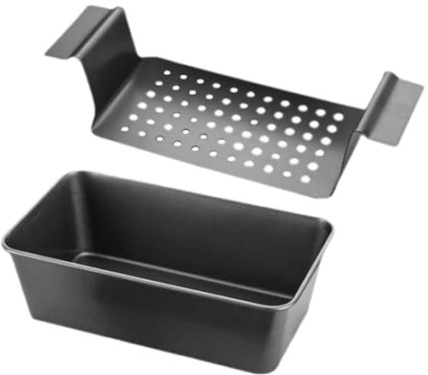 BESPORTBLE Carbon Steel Nonstick Loaf Pan Baking Tin Black Household Bread Mold for Toast Baking Kitchen Use