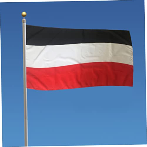 Drapeau allemand en Polyester, bannière nationale, blanc, rouge, drapeau allemand, 90x150cm