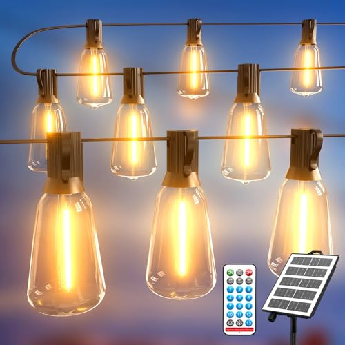 ICRGB Guirlande LED Extérieure 11M, 15+1 Ampoules G40 Blanc Chaud, IP65 Étanche, Incassable et Dimmable. Montage Facile – Idéale pour Jardin, Terrasse, Balcon, Pergola, Mariage et Fête.