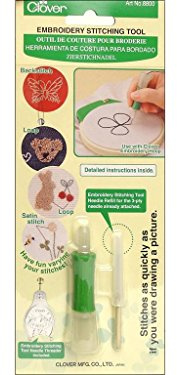 Clover Cl8800 Stickerei-Heftwerkzeug, grün