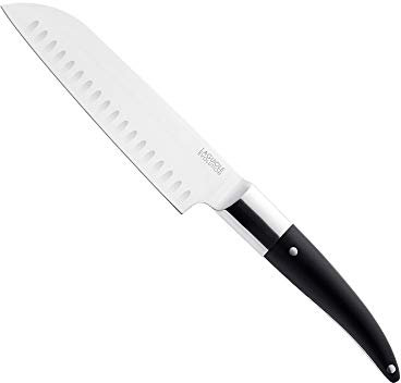 Laguiole Expression- Couteau Santoku - Couteau de cuisine lame en acier inox haute qualité 18 cm - Manche ergonomique