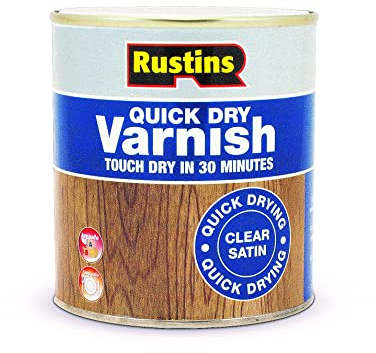 Rustins Quick Dry Varnish Clear Satin 500ml