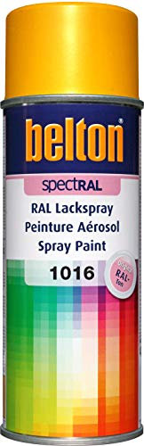 belton spectRAL Lackspray RAL 1016 schwefelgelb, glänzend, 400 ml - Profi-Qualität