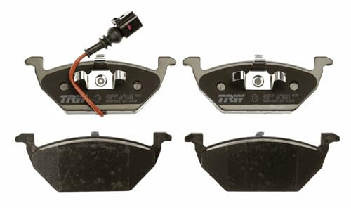 TRW GDB1658 Bremsbelagsatz 4-Teilig für Volkswagen Rabbit V (1K1) 2003-2010 Vorderachse und Andere Fahrzeuge