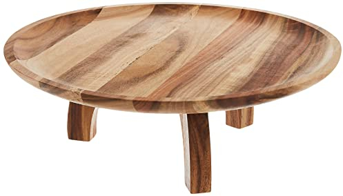 Villeroy & Boch Artesano Original Fuente con Pie 32.6 x 10.5 cm, Madera, Multicolor, 32.6 cm x 10.5 cm