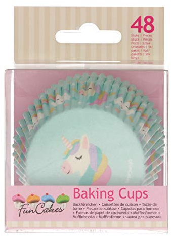 FunCakes FC4025 - Pirottini per muffin di alta qualità, con rivestimento oleoso, perfetti per cupcake, muffin o brownies, 48 pezzi