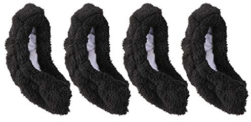 LIOOBO 2 Paare Schlittschuhe Kufenschoner Frottee Kufenstrumpf Schutz Kufenzubehör
