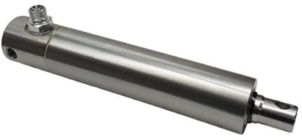 Hydromot- Bremszylinder. Einfachwirkender Hydraulikzylinder, mit Rückzugfeder für Anhänger und 100mm Hub, Anschluss: G 3/8