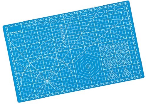 TopHomer A5 Schneidematte, selbstheilend, Schneidebrett, einseitiges Gittermuster, PVC, Quilten zum Nähen, Basteln, Modellieren, Scrapbooking