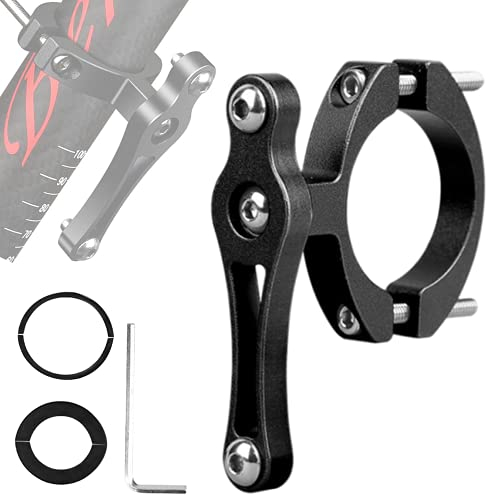 BYHLYH Aluminum Road Bike Bottles Cage Mount Adapter Water Bottle Cage Clamp Mount Bicycle Bottle Holder Bracket,Easy to Install on Handlebar Seat Post for Baby Stroller(Bilateral Fixation)