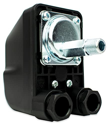 Hauswasserwerk Druckschalter 1/4 AG - Made in Italy - Pumpensteuerung Druckwächter Wasserpumpen Brunnenpumpen - Steuerschalter AM-PM5/AG