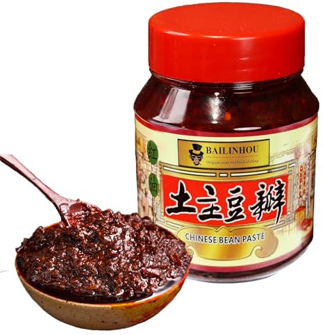 Premium Pixian Broad Bean Paste with chili oil, Chinese Doubanjiang Chili Paste 1.1lb/500g - ORIGINAL IMPORTED from Sichuan