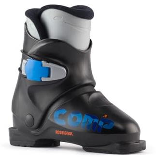 Rossignol Comp J1 - Kids Ski Boots for Downhill Skiing - Black