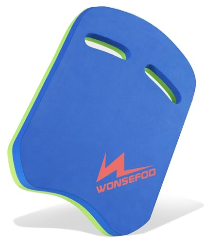 WONSEFOO Schwimmbrett Kinder Schwimmhilfe | Schwimmbrett Erwachsene Schwimmen Kickboard mit Griffen | Schwimmen Ideal Kickboard mit idealem Auftrieb | Schwimmhilfen Schwimmboard Für Schwimmübungen
