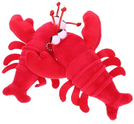 BESTonZON 2stücke Lustiger Plüsch-languste Weiches Kawaii Stofftier Für Dekoration Und Rotes Hängespielzeug Für Für Partys Und Zuhause