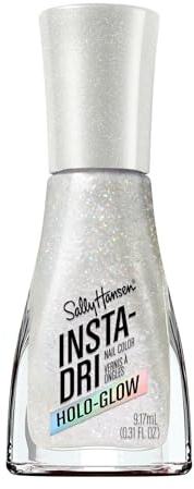 Sally Hansen Insta-Dri Holo-Glow, Shine Bright, Nagellack, einfach zu verwenden, langlebig, schöne Farben, einfach auf den Nägeln aufzutragen, kein Abblättern, 0,3 oz