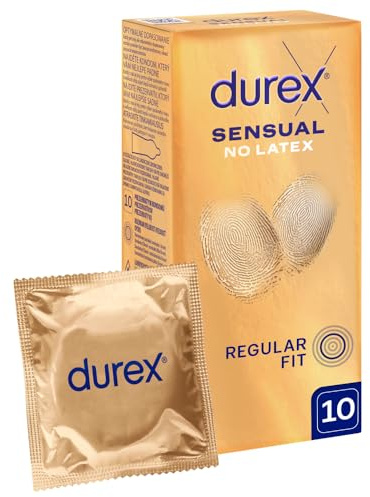DUREX SENSUAL NO LATEX Kondome dünn latexfrei 10 Stück