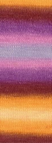 Lana Grossa Colorato Aktion 06 - Orange/Burgund/Violett/Rosa/Blaulila/Gelb