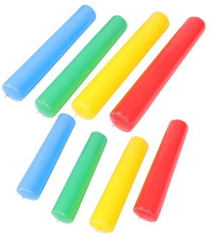 MAGICLULU 8piezas Inflable De Juguete Para Fiestas Palos De Inflables Palos De Animación Para Jardín De Infantes De Pvc
