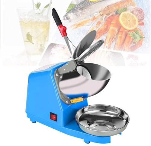 Broyeur à glace électrique pour smoothies, cocktails et boissons froides, bol en acier inoxydable, haute efficacité