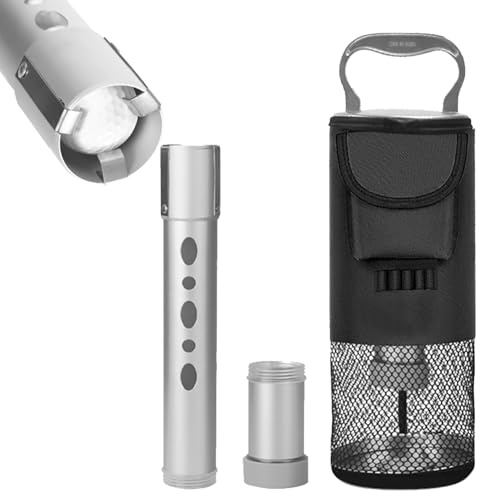 Genérico Golf Ball Retriever - Shagger Tube, Ball Collector | Tube de Tube en Aluminium Premium, Tube de Poche pour collecter des balles pour de Pratique de Golf Terrain