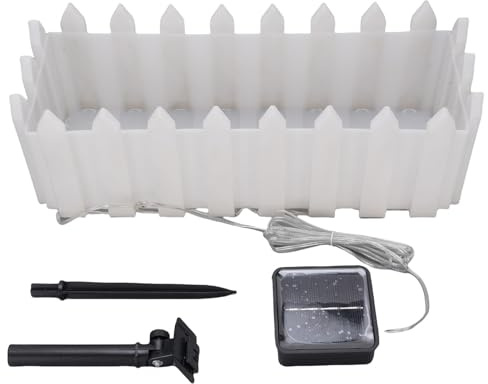 Gsycle Vaso da fiori per esterni con luce LED, RGB 8 modalità, lampada decorativa per vaso da fiori alimentata a energia solare, vaso per piante solare per balcone, giardino, cortile,