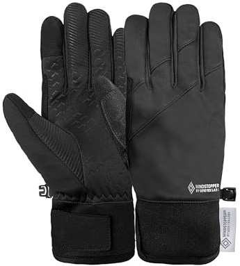 Reusch Arendal Windstopper Touch-TEC Unisex Alltagshandschuhe – Winddichte & Wasserabweisende Outdoorhandschuhe mit Touchscreen-Funktion für Damen & Herren, Warm & Atmungsaktiv