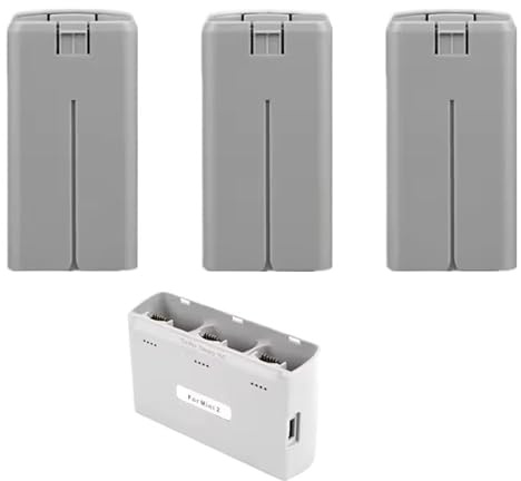 SHANGYG Batterie 2250 mAh pour DJ Mini 2, autonomie de vol 31 Minutes, Compatible avec Les séries 4K/Mini 2SE, kit Fly More Intelligent(Orange)