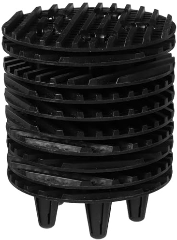 SEWACC Elevador para Macetas Redondo 12 CM 10 Piezas Rejilla de Plástico Resistente Control de Raíces y Drenaje Tapete Ventilado para Jardín Interior y Exterior Soporte Plantas