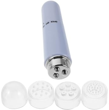 Healeved Massaggiatore Oculare Portatile Rullo Massaggiante per Occhi Testina in Plastica, Strumento Applicatore per Massaggi Viso Anti-gonfiore, Dispositivo Compatto per Cura Quotidiana