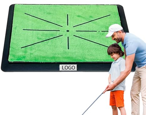 Tappetino da golf per interni – tappetino da allenamento per esercizi e allenamento | tappetino multifunzione da golf – per giardino, interni ed esterni, casa, ufficio, prato, garage, cortile
