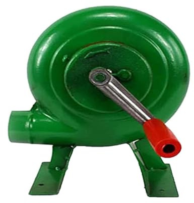 Manivela Herrero Forja Soplador - Centrífugo para Barbacoas, Parrilla del Encendedor Carbón De La Fan, Ventilador para Acampar/Picnic/Actividades Al Aire Libre(80W)