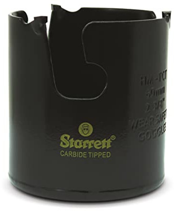 Starrett Tungsten Carbide Tipped Holesaw - MPH0238 Multi Purpose Cut TCT Hole Saw Cutter - For Wood MDF Plastics Ceramic Wall Tiles - 60mm