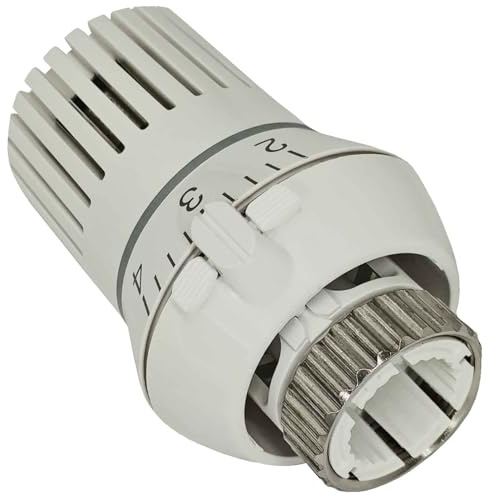Buderus Thermostatkopf 5 Stück BH-W0 mit Nullstellung Gewinde M30 x 1,5mm Gewindesteigung für Heizkörper Rohre seitlich