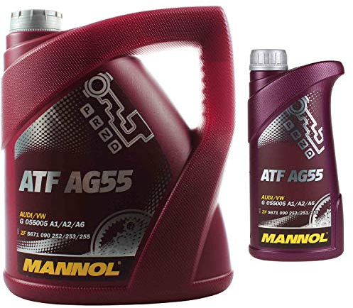 5 Liter MANNOL Hydrauliköl ATF AG55 Hydraulic Fluid Automatikgetriebeöl Gear