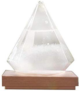 qianele Sturmglas, Kleine Sturmglas-Wettervorhersage-Wetterstation Innovatives Wetter-Forecaster-Sturmglas-Flaschenbarometer Für Wohn- Und Bürodekor
