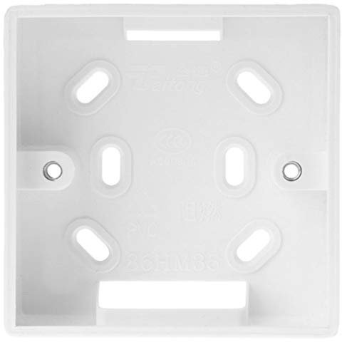 fivekim 86x86mm Wall Mounted Junction Box for Thermostat Temperature Controller Box Case