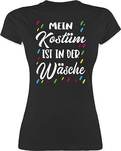 Shirtracer - Shirt Damen - Karneval & Fasching - Mein Kostüm ist in der Wäsche I Das ist Mein Kostüm I Kostuem ist in der Waesche