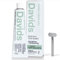 Davids Nano Hydroxyapatite Natural Toothpaste, Sensitive, Whitening, Enamel Health, Fluoride Free, SLS Free, Peppermint, 5.25 oz Metal Tube, Tube Roller Included