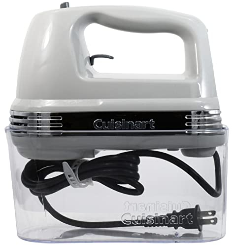Cuisinart HM-90SCGR Mixeur portable Power Advantage Plus 9 vitesses avec étui de rangement, gris froid